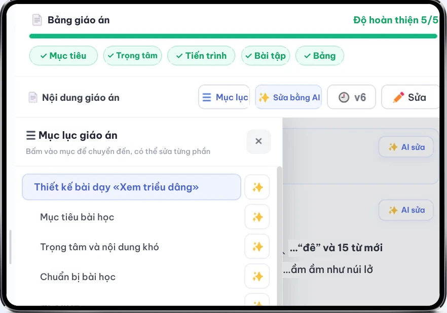 Chỉnh sửa & hoàn thiện