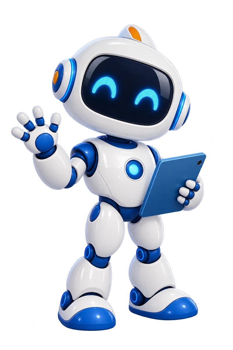 Hình minh hoạ robot AI thân thiện