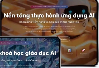 Giao diện nền tảng thực hành ứng dụng AI